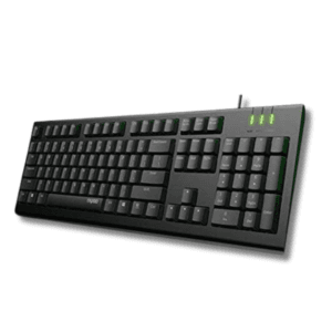 Rapoo keyboard wired NK 1900 Black-FA(صفحه کلید Rapoo سیمی NK 1900 Black-FA)