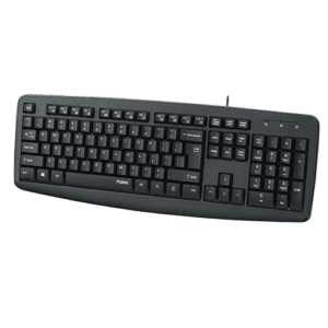 Rapoo keyboard wired USB NK2600 Black(صفحه کلید Rapoo با سیم USB NK2600 مشکی)